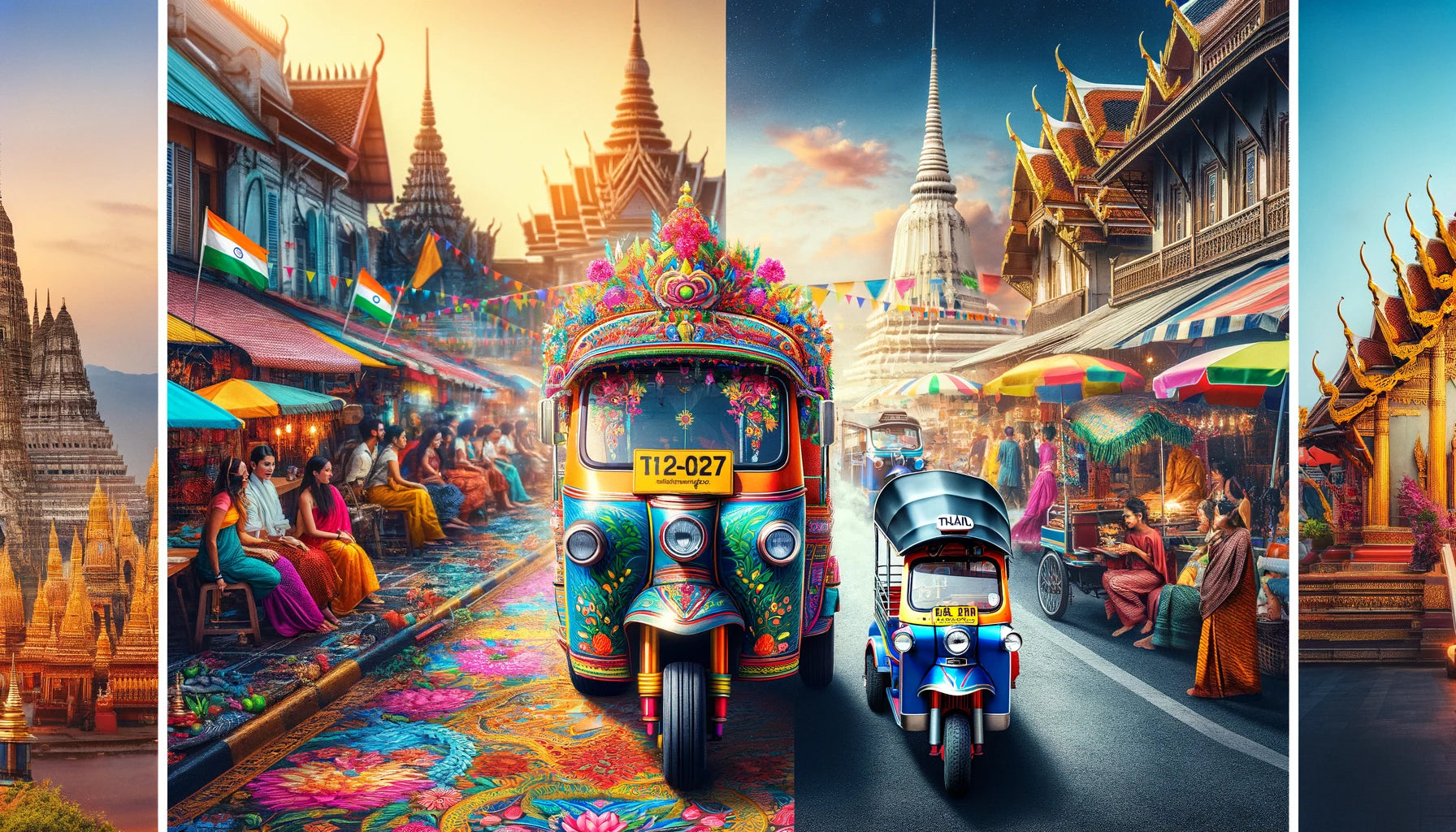 Rickshaws and Tuk Tuks: The Vibrant Heartbeat of India and Thailand 🛺