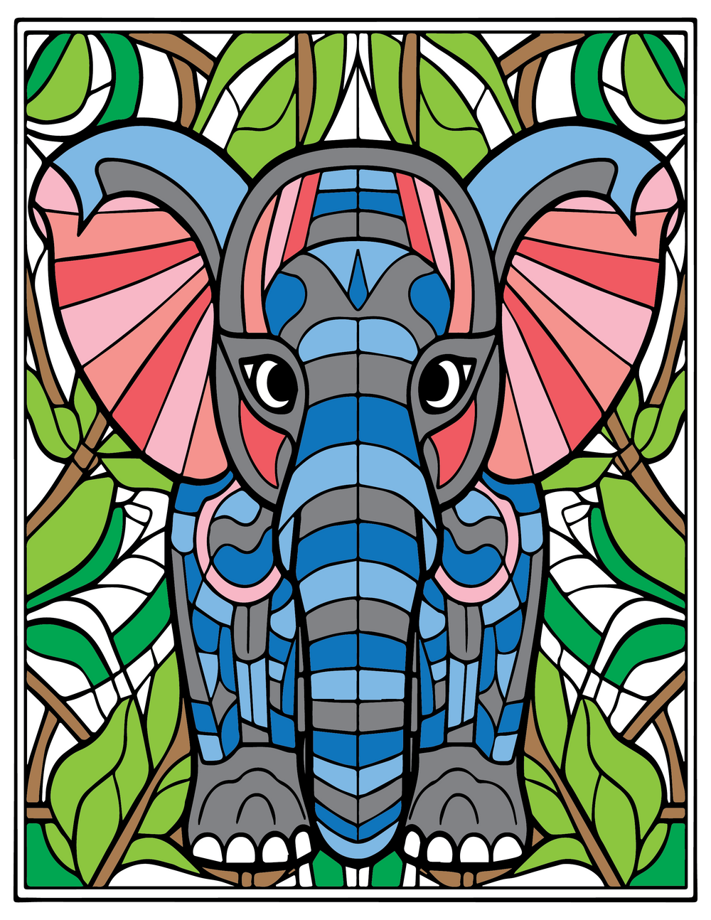 Spirit Animals Coloring Pages | 50 Printable Coloring Pages | Vibrant Coloring Pages | Relaxing & Stress Relief Coloring